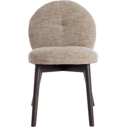 Light & Living  Eetkamerstoel SINOSA - 59x50x83cm - Bruin - Set van 2