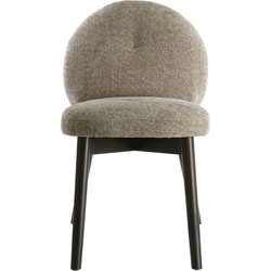 Light & Living  Eetkamerstoel SINOSA - 59x50x83cm - Bruin - Set van 2
