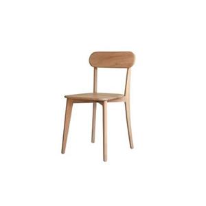 Tikamoon  Abel - Set van 2 massief eiken stoelen