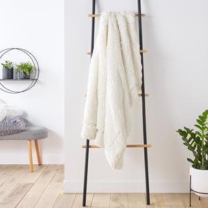 LA REDOUTE INTERIEURS Plaid in imitatiebont Doudoux