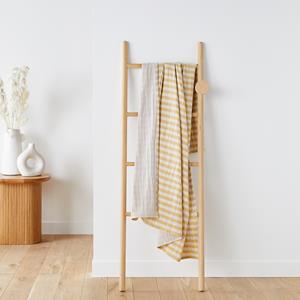 LA REDOUTE INTERIEURS Plaid in tetra, vichy motief, Capucine