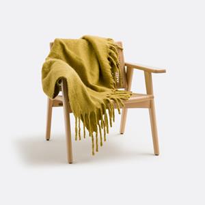 LA REDOUTE INTERIEURS Plaid met franjes, Basalm