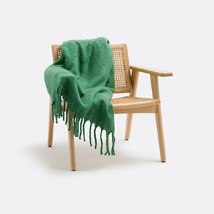 LA REDOUTE INTERIEURS Plaid met franjes, Basalm