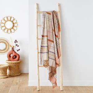 LA REDOUTE INTERIEURS Plaid met franjes in katoen, Bari