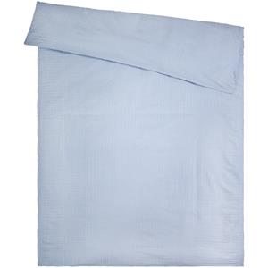 ERWIN M. Dekbedovertrek Den Haag Seersucker; 160x210 cm (BxL); blauw