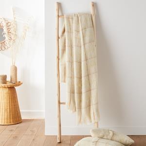 LA REDOUTE INTERIEURS Geruite plaid, mohair aspect, Sarna