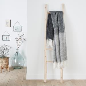 LA REDOUTE INTERIEURS Warme plaid met visgraat motief, Lichen