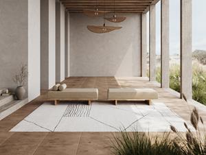 MOMO Rugs  Vloerkleed Landscape Fields Naturel 1031 - 60x90 cm