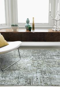 MOMO Rugs  Olympia OL06 Grey Gold Abstract Swatch -