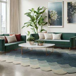 Easy Living  Vloerkleed Hive Teal -