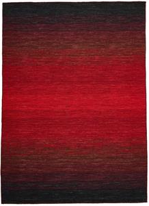 MOMO Rugs  Vloerkleed Panorama Kelim Black Red - 80x200 cm