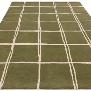 Easy Living  Vloerkleed Albany Grid Olive Rug -