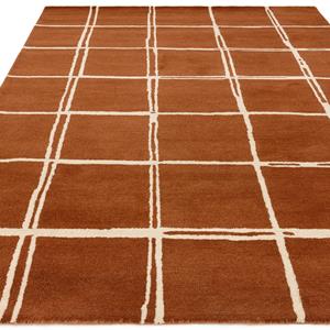 Easy Living  Vloerkleed Albany Grid Rust Rug -