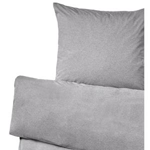 PULSIVA Dekbedovertrekset Casper Jersey; 140x200 cm (BxL), 70x90 cm (LxB); grijs
