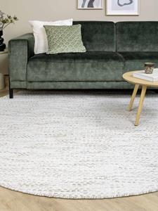 MOMO Rugs  Vaasa White Natural Rond - 200 rond Vloerkleed
