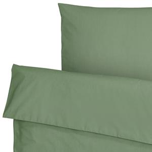 ERWIN M. Dekbedovertrekset Siena Zaksluiting; 155x220 cm (BxL), 80x80 cm (LxB); khaki