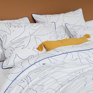 LA REDOUTE INTERIEURS Dekbedovertrek in perkal katoen, Pomaline