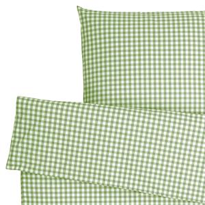 ERWIN M. Dekbedovertrekset Tux; 140x200 cm (BxL), 70x90 cm (LxB); groen