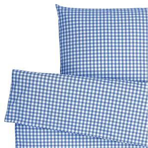 ERWIN M. Dekbedovertrekset Tux; 140x200 cm (BxL), 70x90 cm (LxB); lichtblauw
