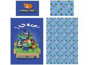 - Minecraft Minecraft Ready to Survive dekbedovertrek 140x200cm
