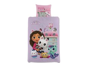 - Gabby's Poppenhuis Gabby's Dollhouse dekbedovertrek 140x200