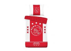 - Ajax Ajax dekbedovertrek Logo Rood Wit Rood 140x200cm