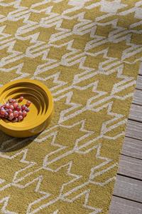 Ted Baker  Vloerkleed Houndstooth Mustard Outdoor -