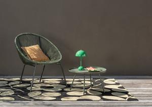 Orla Kiely  Vloerkleed Stem Sprig-Monochrome Outdoor -