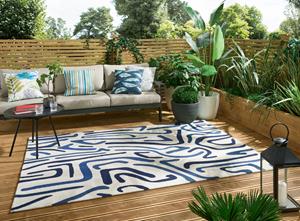 Harlequin  Synchronic Japanese Ink/Origami outdoor 442308 - 200x280 cm Vloerkleed