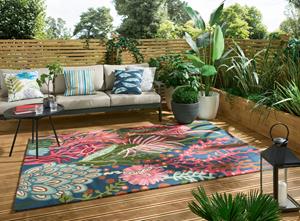 Harlequin  Acropora-Brazilian Rosewood/Tree Canopy outdoor 442202 - 200x280 cm Vloerkleed