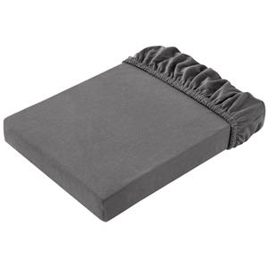 ERWIN M. Hoeslaken Elastik-Jersey; 90-100x200-220 cm (BxL); antraciet