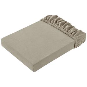 ERWIN M. Hoeslaken Elastik-Jersey; 140-160x200-220 cm (BxL); taupe