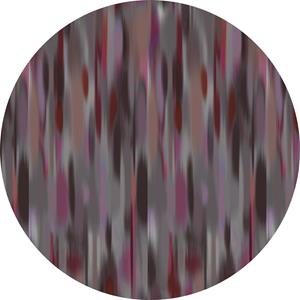Moooi Carpets  Rond Vloerkleed Akira - Round Japanese Peony Red Low Pile -