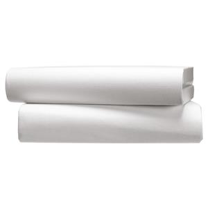 PULSIVA Hoeslaken Portland jersey; 90-100x200 cm (BxL); wit; 2 stuk / verpakking