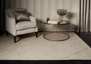 MOMO Rugs  Vloerkleed Katherine Carnaby Coast Diamond Cream Swatch -
