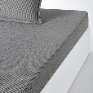 LA REDOUTE INTERIEURS Hoeslaken in gewassen linnen omslag 35 cm, Linot Carreaux