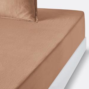 LA REDOUTE INTERIEURS Hoeslaken in gewassen linnen, omslag 35 cm, Linot