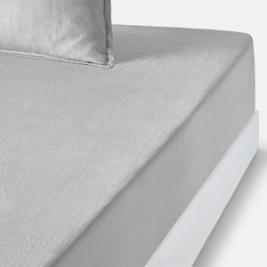 LA REDOUTE INTERIEURS Hoeslaken in gewassen linnen, omslag 35 cm, Linot