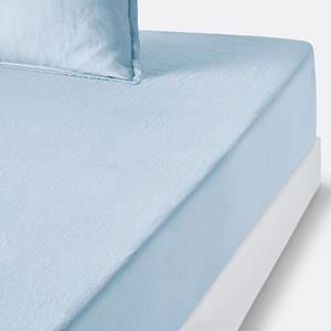 LA REDOUTE INTERIEURS Hoeslaken in gewassen linnen, omslag 35 cm, Linot