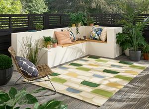 Scion  Kivi Multi Citrus outdoor 424905 - 160x230 cm Vloerkleed