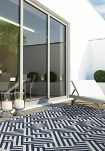Easy Living  Vloerkleed Antibes AN04 Blue/White Linear -
