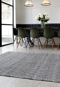 MOMO Rugs  Sloan Runner Black - Vloerkleed