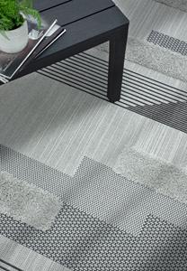 Easy Living  Vloerkleed Monty MN05 Black/Grey Geometric -