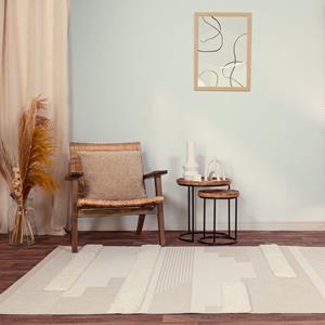 Easy Living  Vloerkleed Monty MN06 Natural/Cream Geometric -