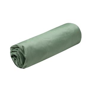 Stof Hoeslaken Elysee - twijfelaar - x 200 cm - saliegroen - premium kwaliteit - percal katoen -