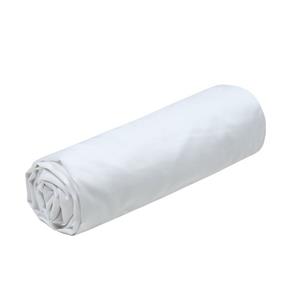 Stof Hoeslaken Elysee - twijfelaar - x 200 cm - wit - premium kwaliteit - percal katoen -