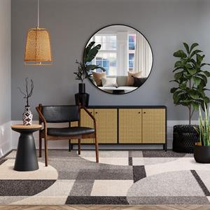 Easy Living  Vloerkleed Muse Grey Art Deco Rug MU20 -