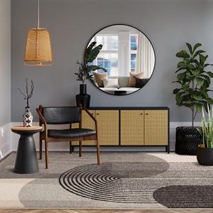 Easy Living  Vloerkleed Muse Grey Retro Rug MU14 -