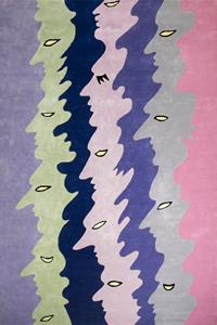 Layered  Vloerkleed Opera Goers Patterned Wool Rug - 300x400 cm