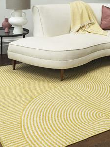 Easy Living  Vloerkleed Muse Yellow Geometric Rug MU18 -